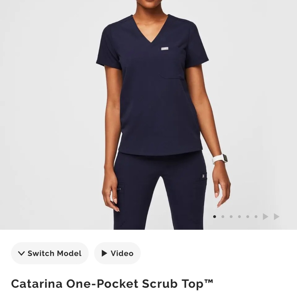 Figs Catarina one pocket top